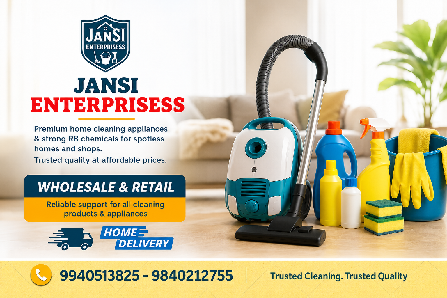 JANSI ENTERPRISESS Premium Cleaning Products