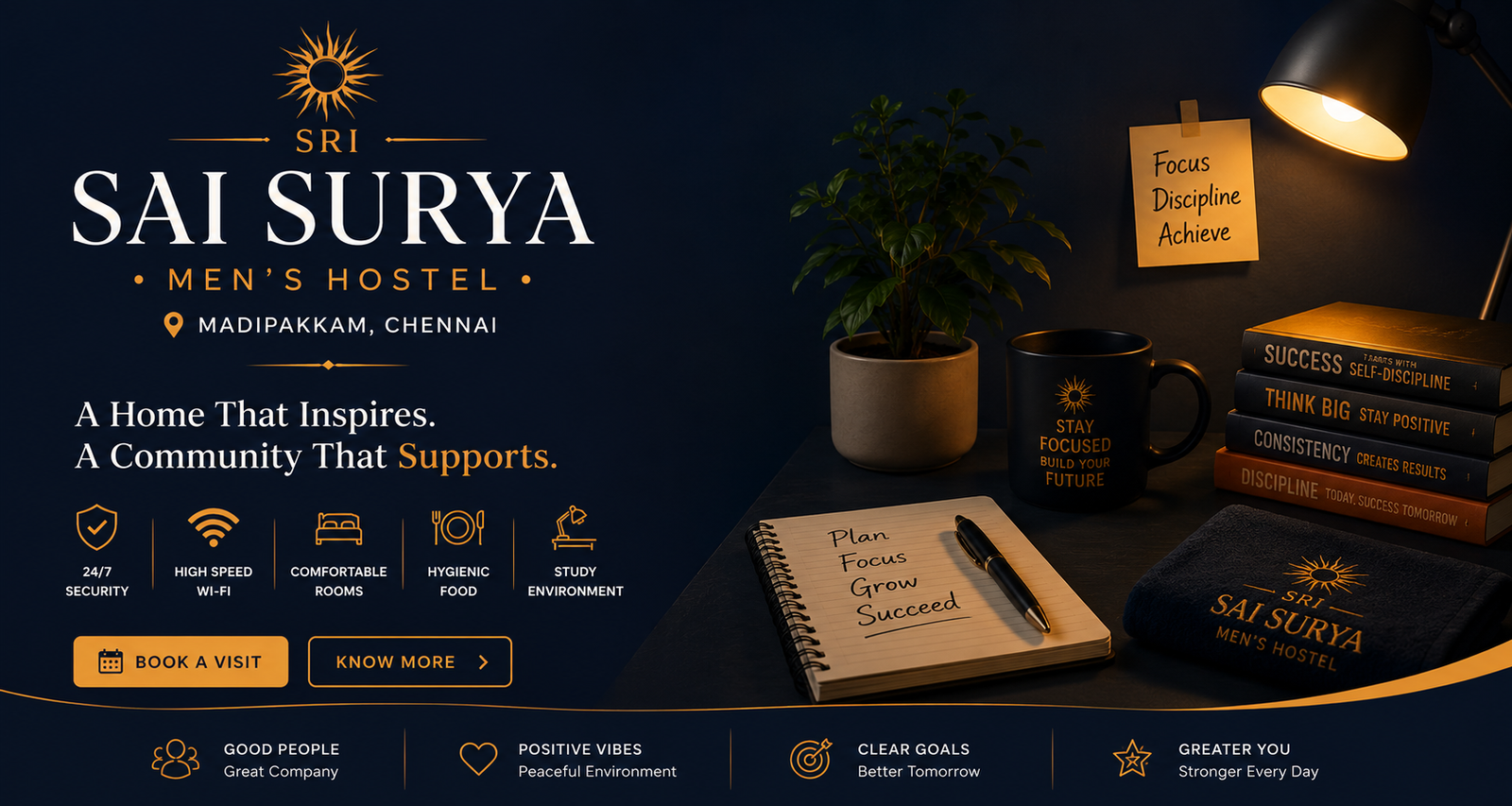 Sri Sai Surya Men's Hostel